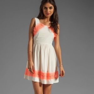 Free People Georgia Neon Lace Dress